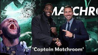 Deontay Wilder JOINS FORCES with Eddie Hearn as CAPTAIN of Matchroom Boxing