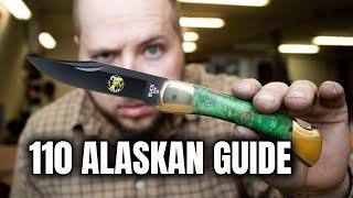 Tearing apart my clients Alaskan Guide Knife -  Buck 110 CUSTOM 