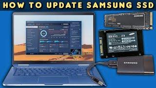 How to update your Samsung SSD firmware 2023 Guide