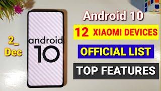 List of Xiaomi Smartphones getting Android 10 update  Miui 11 with Android 10 update