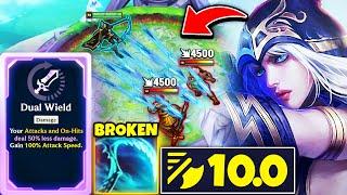 10.0 Attack Speed Ashe with Dual Wield and Reapers Toll INSTANTLY Melts Any Champion