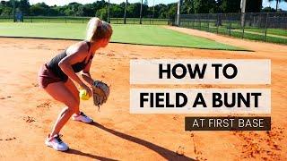 How To Field A Bunt At 1st Base