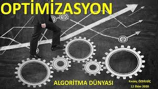 ALGORİTMA DÜNYASI - 3 - OPTİMİZASYON