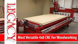 Best 4x8 CNC Router - Maverick 4X8 G4 Walk Around Video - Legacy CNC Woodworking Machinery