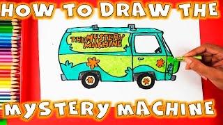 how to draw the mystery machine from scooby doo