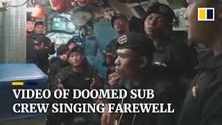‘Till We Meet Again’ video of doomed Indonesian submarine crew’s farewell song shared online