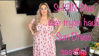 SHEIN plus size Haul Sun dress season Tryon