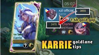 GOLDLANE TIPS AND TRICKS FOR KARRIE 2024  KARRIE BEST BUILD 2024