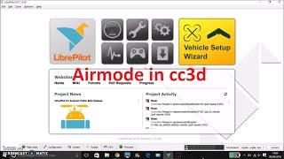How to active the airmode in librepilot