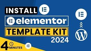 How To Install Elementor Template Kit In WordPress 2024  Envato Elements Elementor Template Kits