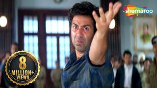 मे कानून से बचने के लिए नहीं कानून की आँखे खोलने आया था  Salaakhen Scene  Sunny Deol Action Scenes