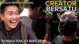 KEDATANGAN @DenDenny DAN PARA APARATUR DESA DIRUMAH PAK SYAMSURI CREATOR BERSATU KUMPUL CUY