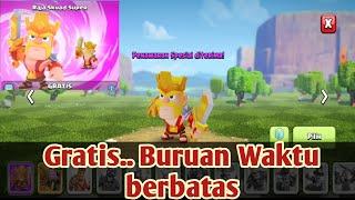 Cara Mendapatkan Skin Legendaris King COC gratis  kostum Raja Squad Super