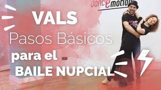 Como bailar VALS de BODA  Primeros pasos BAILE NUPCIAL