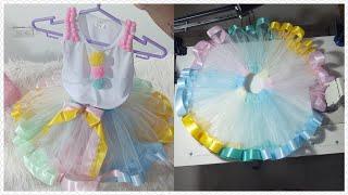 cómo hacer un hermoso tutú para bebé rápidoy fácilhow to make a beautiful quick and easy baby tutu