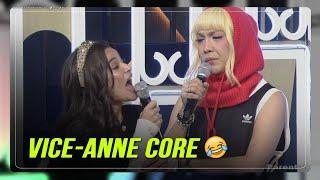 Ang daldal talaga Bardagulan resumes as Anne Curtis Vice Ganda reunite on Showtime