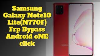 Samsung Galaxy Note10 Lite One Click Frp