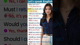 English grammar model verbs question answer ️How to speak English fluently? #englishquestioansanswer