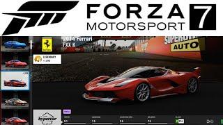 FORZA MOTORSPORT 7 - ALL CARS LIST 2020 + ALL DLC