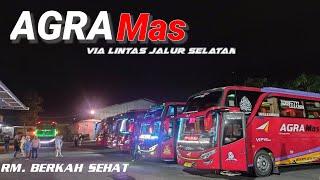 HUNTING BUS AGRA MAS JALUR SELATAN SPESIAL TEMPAT SERVIS MAKAN RM BERKAH SEHAT ‼️