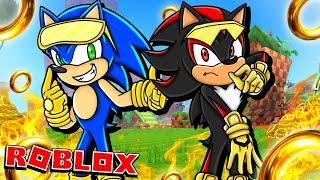 Gold Sonic VS Gold Shadow - Sonic Speed Simulator ROBLOX 