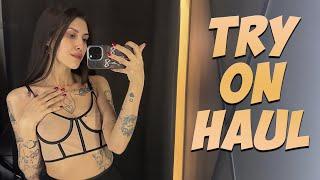 4KTransparent Clothes Haul with Lera  See through clothes  Try On