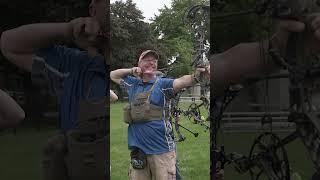 PJ Takes on the Steel Target Challenge #shorts #archery #funny