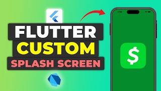 Flutter Custom Splash Screen Tutorial  Flutter Native Splash Screen Guide