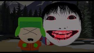 FNF Apparition V2 But YOSHIE & Kyle Broflovski Sings It  South Park Death Forest