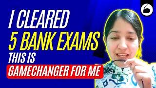 This is Game changer For me....... Nisha Cleared 5 Bank Exams IBPS POClerkLIC HFLRRB POIDBI