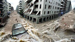 इजराइल में अचानक बाढ़ और तूफ़ान  floods tornadoes hit Israel