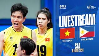  TRỰC TIẾP  VIỆT NAM vs PHILIPPINES  Tuần 1  Giải bóng chuyền nữ SEA V.League 2024