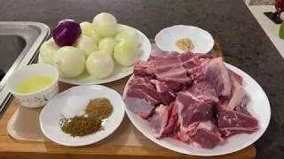 How to cook lamb with onions طریقه تهیه دوپیازه مزادار