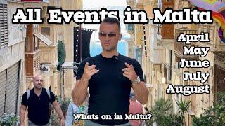 All Events Happening in Malta This Summer Season 2024