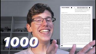 LENDO MINHA REDAÇÃO NOTA 1000 NO ENEM 2018  Lucas Felpi