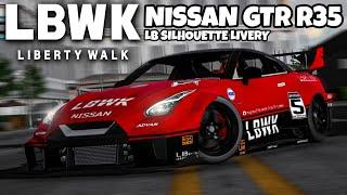 LB Silhouette Nissan GTR R35 LIvery  Car Parking Multiplayer