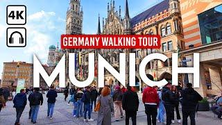 MUNICH Germany  4K Walking Tour In The Bavarian Capital