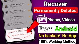 How To Recover Permanently Deleted Photos & Videos From Android  Recover Deleted Files On Android