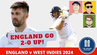 England Go 2-0 Up Despite West Indies Fighting Hard