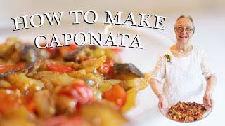 Sicilian Caponata  Kitchen on the Cliff with Giovanna Bellia LaMarca