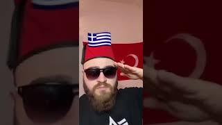 some turkish man getting angry over greek flag not mine