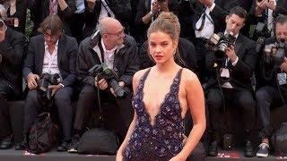 Barbara Palvin on the red carpet for the Premiere of Suspiria in Venice