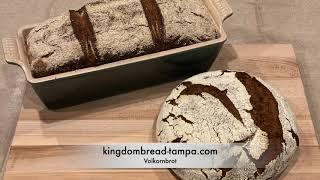 Professional Baker Teaches 100% Rye Volkornbrot... Only 3 Ingredients