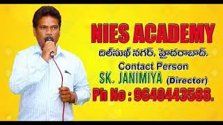 NIES ACADEMY  IIT AND MEDICAL ACADEMY IN HYDERABAD.