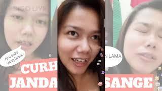 Janda bigo curhat sampai basah bigo live