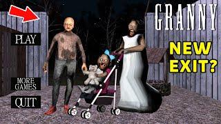 Playing Granny vs New Exit vs small Granny  Secret Mode Granny  Gameplay Animation