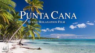 Punta Cana 4K Drone Video  Dominican Republic 4K Relaxation Film