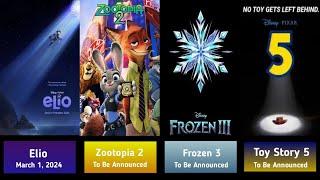 All Upcoming Walt Disney & Pixar Animation Studios Films 2023-TBA
