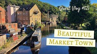 Visiting Hebden Bridge Market Town On The Rochdale Canal  Quest Vlog #121