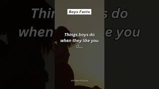 Things boys do when they like you ... #shorts #psychology #psychologyfacts